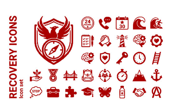 Esports Operations Icon Set Team Roster Scrim Schedule Draft Pick Analyst Desk LAN Setup Prize Pool Split Coaching VOD Review Vector Illustration