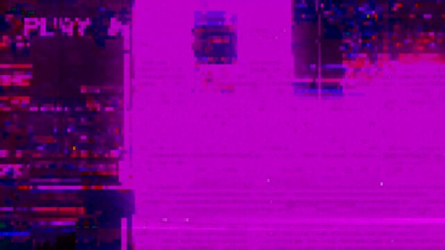 Glitch Retro VFX Element