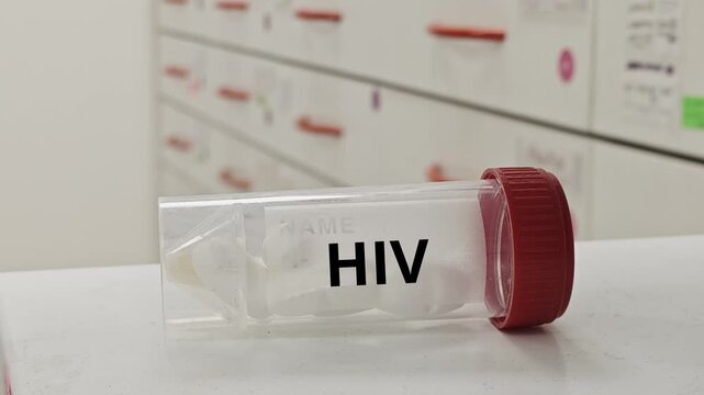 HIV treatment tablets used to suppress viral replication and manage chronic infection