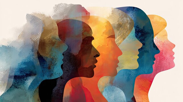 Discovering Your True Self Personality Types Guide, Psychology Self-Growth Book Concept, Minimalist Fresh