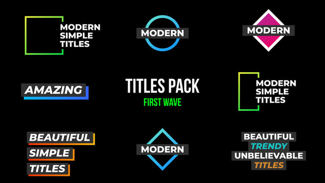 10 animated title sequences