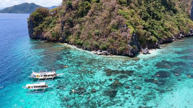 El Nido Palawan Philippines Island Hopping, Turquoise Lagoons & Limestone Cliffs