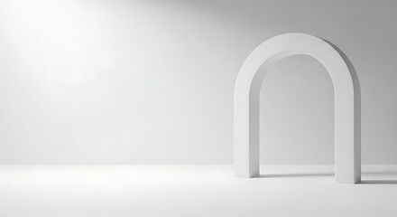 Fototapeta premium Abstract Arch Form Stage