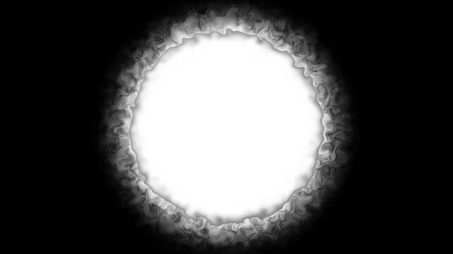 Television turn on and off. Noise on a old TV screen, Vintage switch on off television concept animation. 4k video