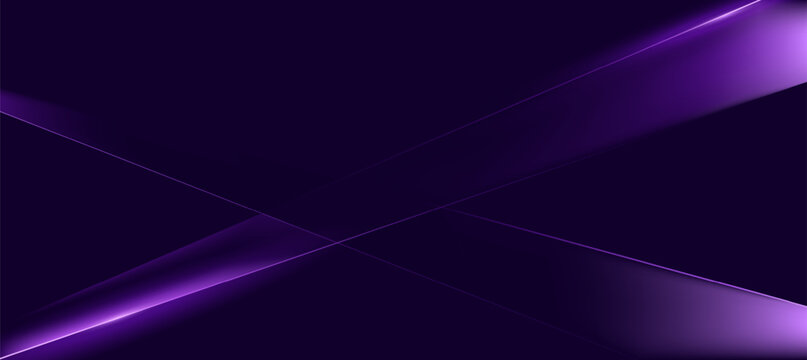 Modern abstract luxury banner. Abstract purple and black polygon elegant background vector for branding presentation or product ads bg