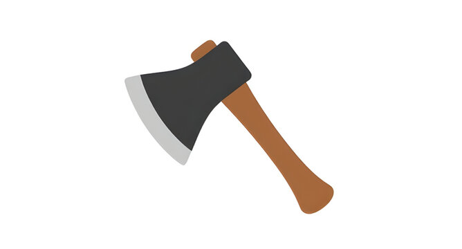 cartoon axe, axe icon, weapon tool, wood axe, battle axe, fantasy axe, game icon, graphic element, illustration axe, sharp blade, wooden handle, tool icon, cartoon weapon, design element, object icon,