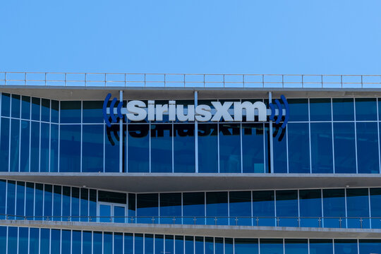 Los Angeles, California, USA - July 6, 2022: SiriusXM west coast programming headquarters in Los Angeles, California, USA. Sirius XM Holdings Inc. is an American broadcasting company. 