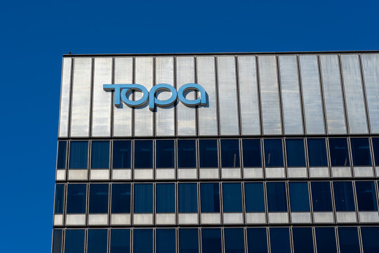 Los Angeles, California, USA - July 11, 2022: Topa Management Company headquarters building in Los Angeles, California, USA. Topa is a Property management company. 