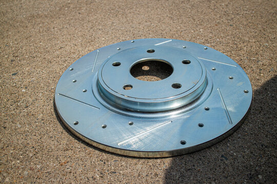 A new brake disc from a car. High quality photo