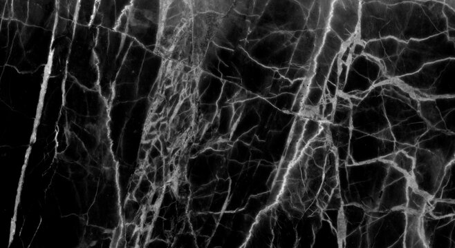 Black marble for interior decoration.