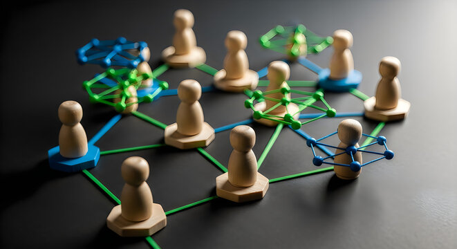 Organizational silos and disconnected teams lack of integration concept 
