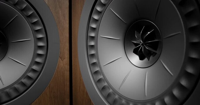 Cinematic Retro Audio Equipment Shot
