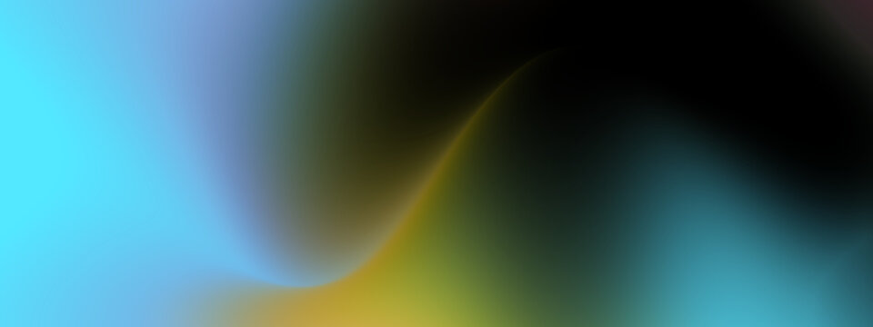 Blue and black abstract gradient wave background for app splash screen and tech keynote