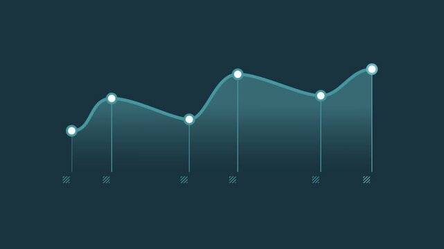 Financial stock market chart and candlestick data trends with investment analytics for trading and portfolio management.