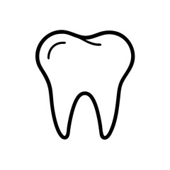 Obraz premium tooth isolated on white