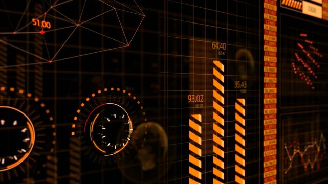 Financial stock market chart and candlestick data trends with investment analytics for trading and portfolio management.