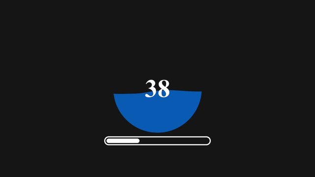 Ukraine Flag Loading Animation &ndash; Modern UI Loading Screen Loop
