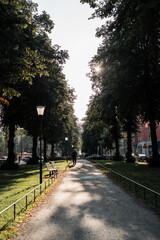 Fototapeta premium Urban landscaping design in Stockholm, Sweden