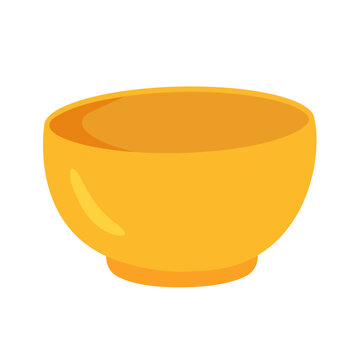 bowl vector illustration