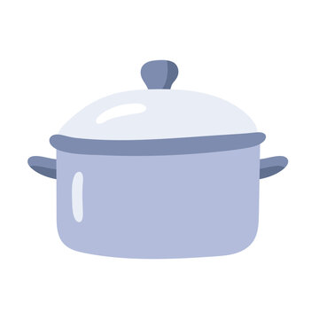 cooking pot vector illustration