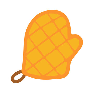 oven mitt vector illustration