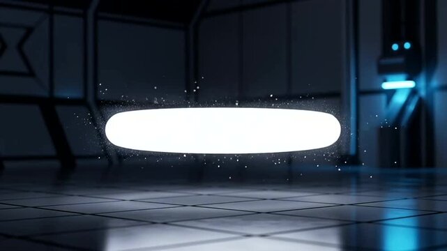 Glowing Ring and Rectangle Morphing Shapes.