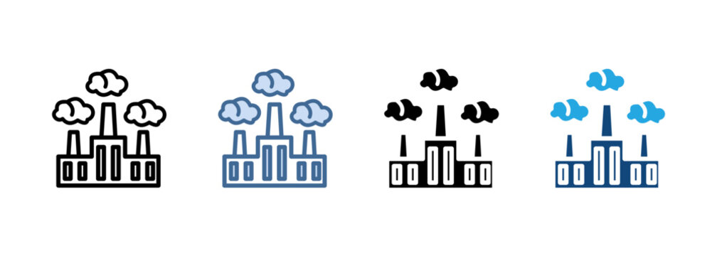 Multi Style Icon Set Emission Collection
