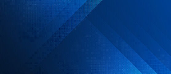 Obraz premium Blue abstract background with elegant bright diagonal line. Slash line blue background with diagonal lines