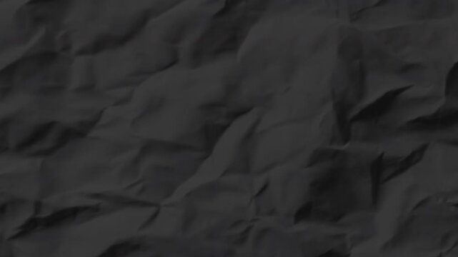 くしゃくしゃ紙テクスチャの切り替えループシンプルな16:9背景動画/ブラック