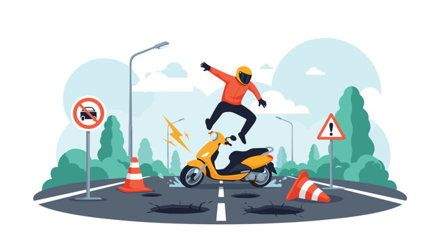 Professional DJ performing an energetic music set behind a turntable with large audio speakers and abstract colorful background elements.