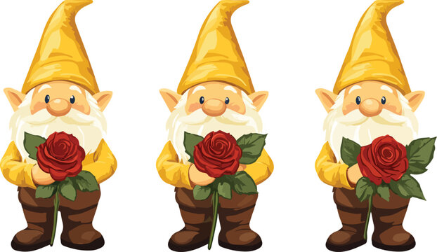 Funny Easter egg figurines with funny faces and holiday decorative characters including angels and cartoon dolls