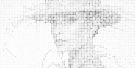 Fototapeta premium Black Plus and Star Pattern White Background, Repeating Black Star Cross Pattern Minimal Background