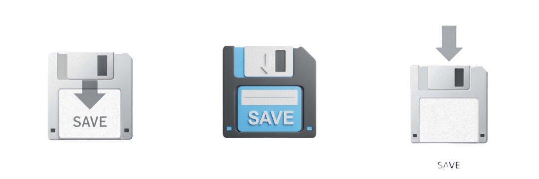 Save floppy disk icon, Storage, Enregistrer, Guardar, Diskette symbol, Archive, Record data, Memory.