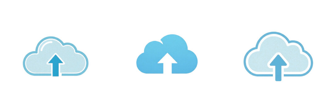 Cloud upload icon, Data backup, T&eacute;l&eacute;chargement vers le cloud, Subir a la nube, Online storage, Network transfer.