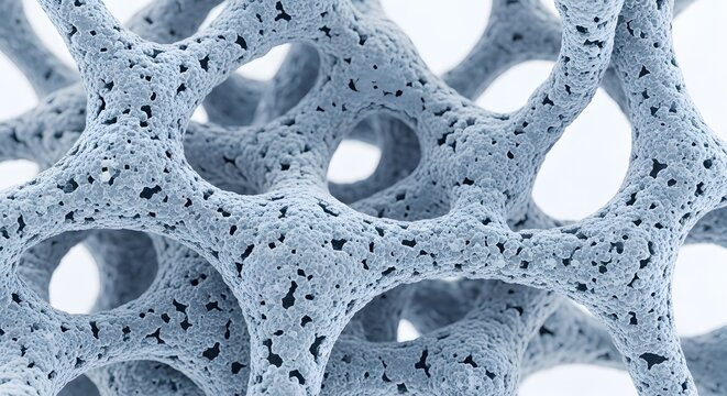 Abstract Microscopic Bone Structure - 3D Render