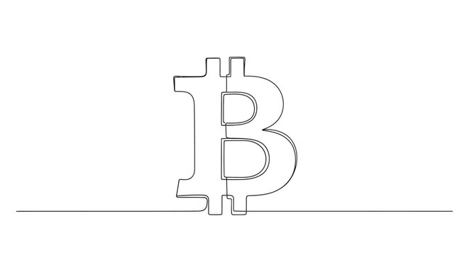 Bitcoin Symbol, Cryptocurrency Logo, Digital Currency, Financial Technology, Blockchain Icon