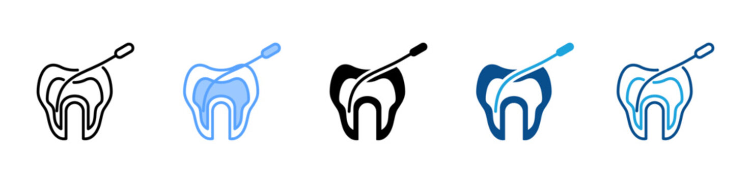 Root Canal icon multiple style and collection