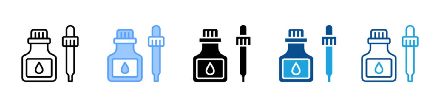 Reagent icon multiple style and collection