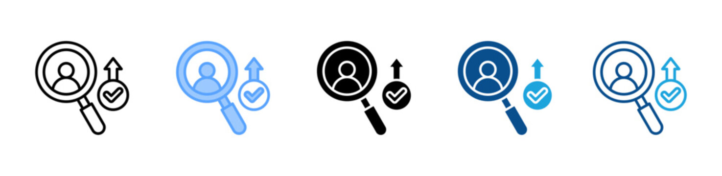 Prospect icon multiple style and collection