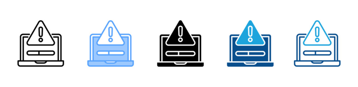 Loading Error icon multiple style and collection