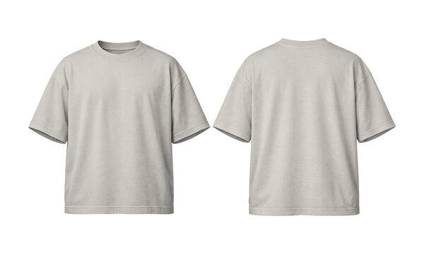 Boxy beige oversized tshirt versatile for fashion design mockups, apparel presentations, clothing lookbooks, online store product displays.