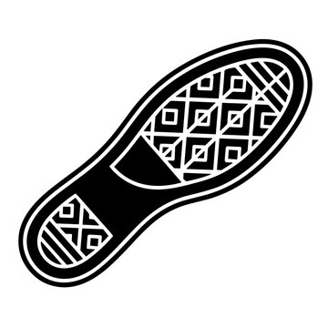 vector illustration of an illustration of an shoe prints