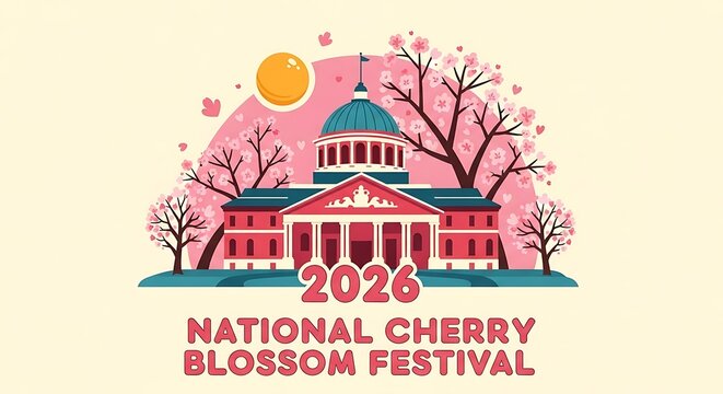 National Cherry Blossom Festival Logo.