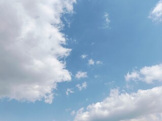 Obraz premium blue sky with clouds