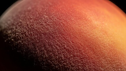 Fototapeta premium Macro Texture Exploration: An Intense Visual Journey Through a Fleshy Sphere Surface