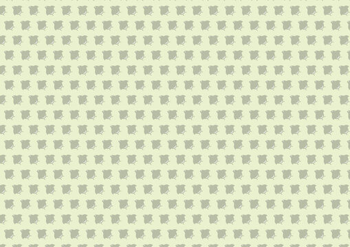 【日本の伝統模様】千鳥・千鳥格子のシームレスパターン（緑系） / Chidori & Chidori-goushi (Houndstooth) &ndash; Japanese Traditional Seamless Pattern  (Green Tones)