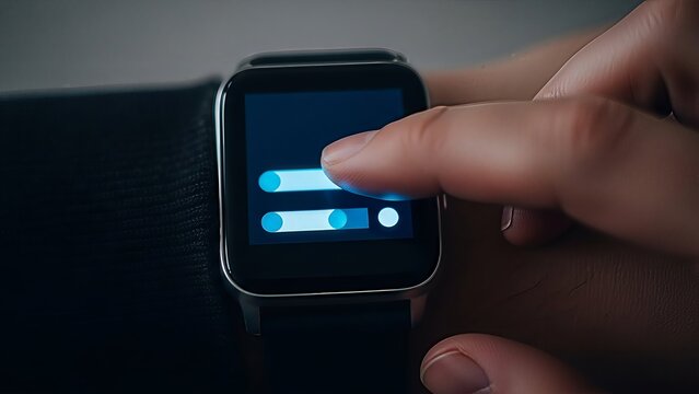 Navigating the digital world on a wrist: Interacting with a smartwatch screen