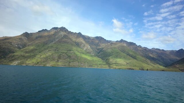 Mountain Lake Under Soft Clouds