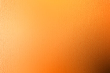 Fototapeta premium Clear beautiful orange tone color paint on paper texture background minimal creative style 