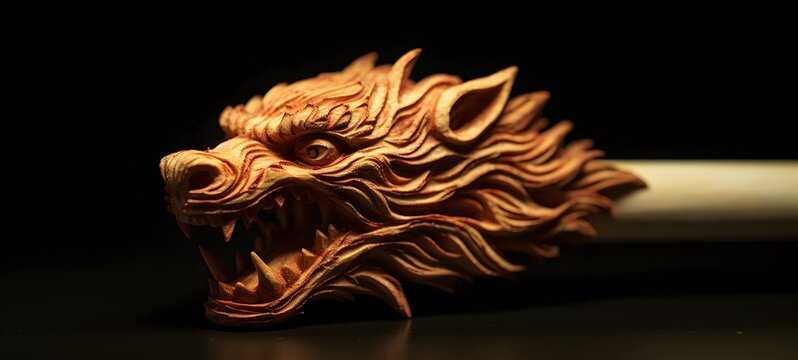 fenrir ifrit shaped matchstick,generative AI